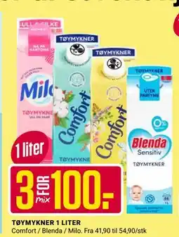 Europris TØYMYKNER 1 LITER tilbud
