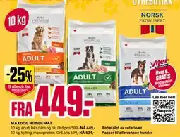 Europris MAXDOG HUNDEMAT tilbud
