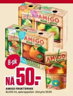 Europris AMIGO FRUKTDRIKK tilbud