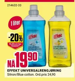 Europris EFFEKT UNIVERSALRENGJØRING tilbud