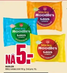 Europris NUDLER tilbud