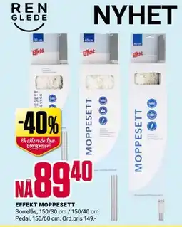 Europris EFFEKT MOPPESETT tilbud
