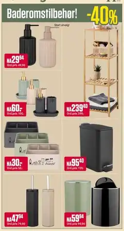 Europris Baderomstilbehør! tilbud