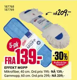 Europris EFFEKT MOPP tilbud