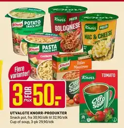 Europris UTVALGTE KNORR-PRODUKTER tilbud