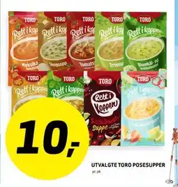 Bunnpris UTVALGTE TORO POSESUPPER tilbud