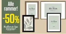 Europris Alle rammer! tilbud