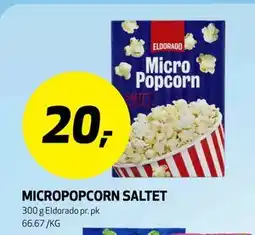 Bunnpris MICROPOPCORN SALTET tilbud