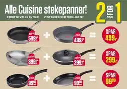 Europris Alle Cuisine stekepanner! tilbud