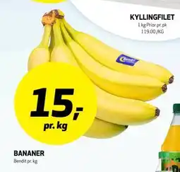 Bunnpris BANANER tilbud