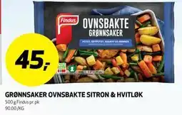 Bunnpris GRØNNSAKER OVNSBAKTE SITRON & HVITLØK tilbud