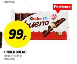 Bunnpris KINDER BUENO tilbud