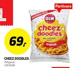 Bunnpris CHEEZ DOODLES tilbud