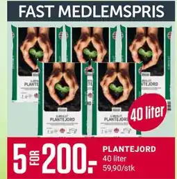 Europris PLANTEJORD, Medlemspris tilbud