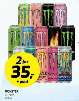 Bunnpris MONSTER tilbud