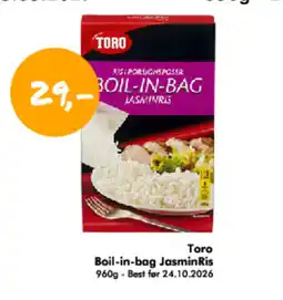 Havaristen Toro Boil-in-bag Jasmin Ris tilbud