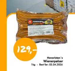 Havaristen Havaristen's Wienerpølser tilbud