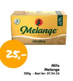 Havaristen Mills Melange tilbud