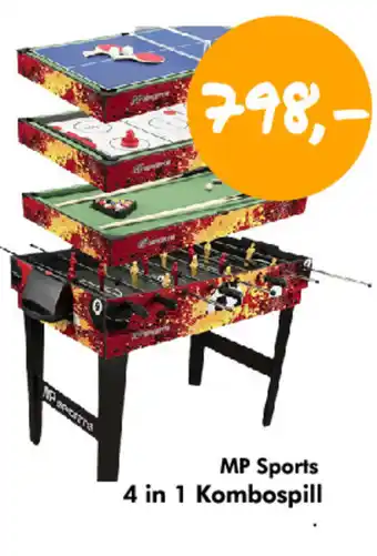 Havaristen MP Sports 4 in 1 Kombospill tilbud