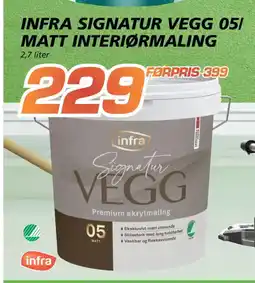 Coop Byggmix Infra signatur vegg 05/ matt interiørmaling tilbud