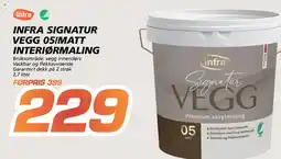 Coop Byggmix Infra signatur vegg 05/matt interiørmaling tilbud