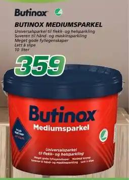 Coop Byggmix Butinox mediumsparkel tilbud