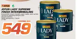 Coop Byggmix Jotun lady supreme finish interiørmaling tilbud