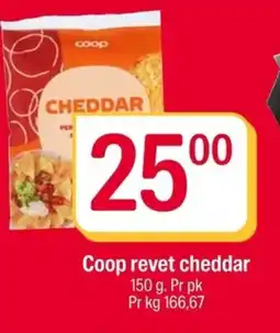 Coop Extra Coop revet cheddar tilbud