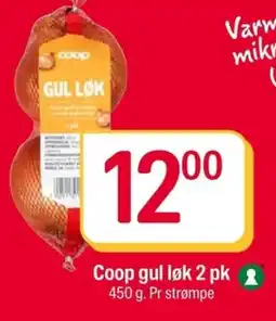 Coop Extra Coop gul løk 2 pk tilbud