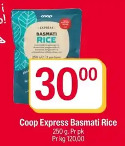 Coop Extra Coop Express Basmati Rice tilbud