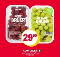 Coop Extra Coop druer tilbud