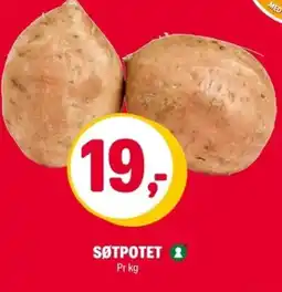 Coop Extra Søtpotet tilbud