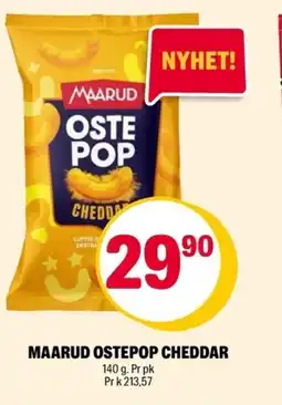 Coop Extra Maarud ostepop cheddar tilbud