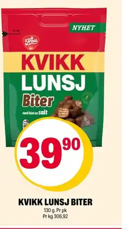Coop Extra Kvikk lunsj biter tilbud