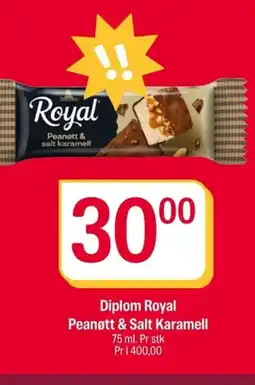Coop Extra Diplom Royal Peanøtt & Salt Karamell tilbud