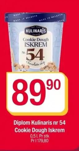 Coop Extra Diplom Kulinaris nr 54 Cookie Dough Iskrem tilbud