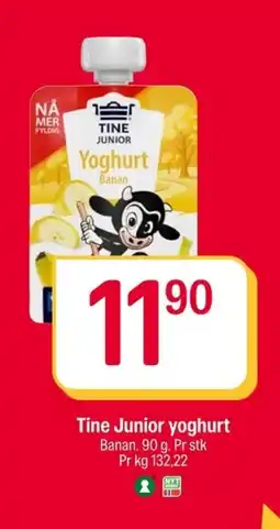 Coop Extra Tine Junior yoghurt tilbud