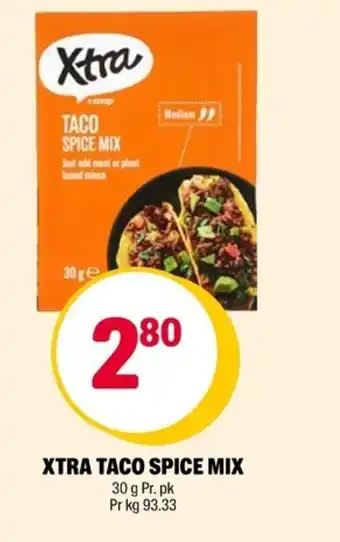 Coop Extra Xtra taco spice mix tilbud