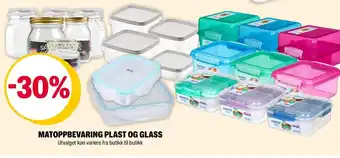 Coop Extra Matoppbevaring plast og glass tilbud