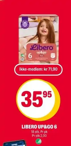 Coop Extra Libero up&go 6 tilbud