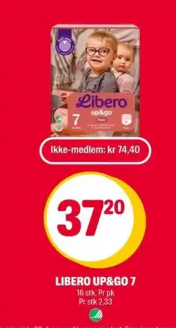 Coop Extra Libero up&go 7 tilbud