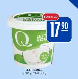 Rema 1000 Q Lettrømme tilbud