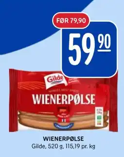 Rema 1000 Gilde Wienerpølse tilbud