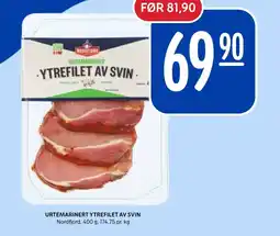 Rema 1000 NORDFJORD Urtemarinert ytrefilet av svin tilbud
