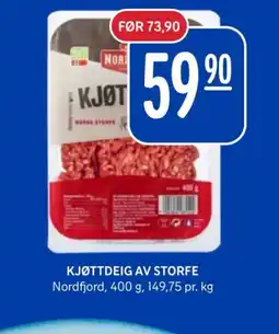 Rema 1000 NORDFJORD Kjøttdeig av storfe tilbud