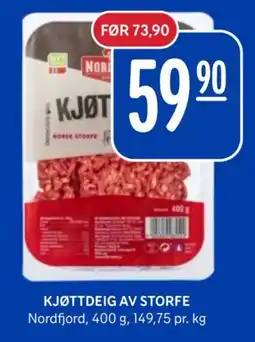 Rema 1000 NORDFJORD Kjøttdeig av storfe tilbud