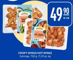 Rema 1000 SOLVINGE Crispy wings/hot wings tilbud