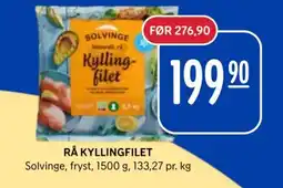 Rema 1000 SOLVINGE Rå kyllingfilet tilbud