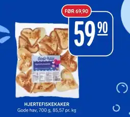 Rema 1000 Gode Hav Hjertefiskekaker tilbud