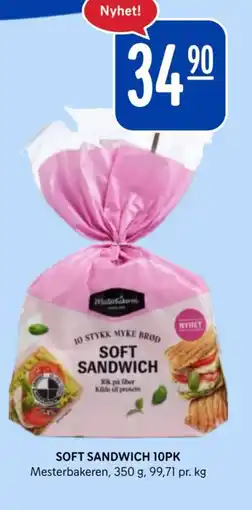 Rema 1000 Soft sandwich 10pk tilbud